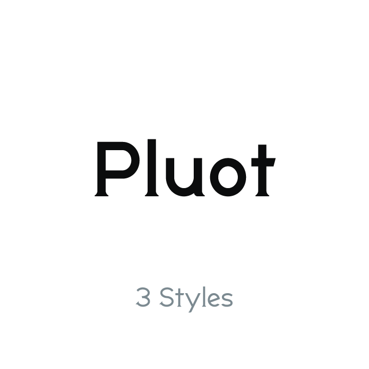 Pluot Font