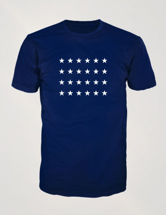 24-Star American Flag T-Shirt