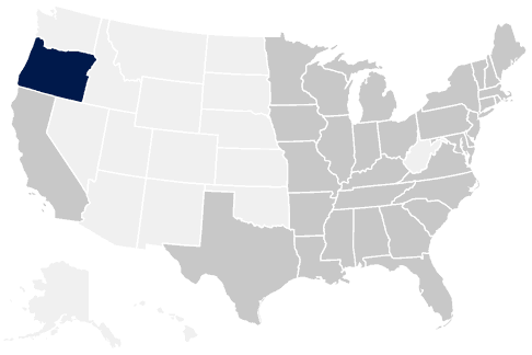 33-State Oregon Map