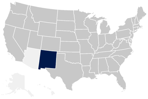 47-State New Mexico Map