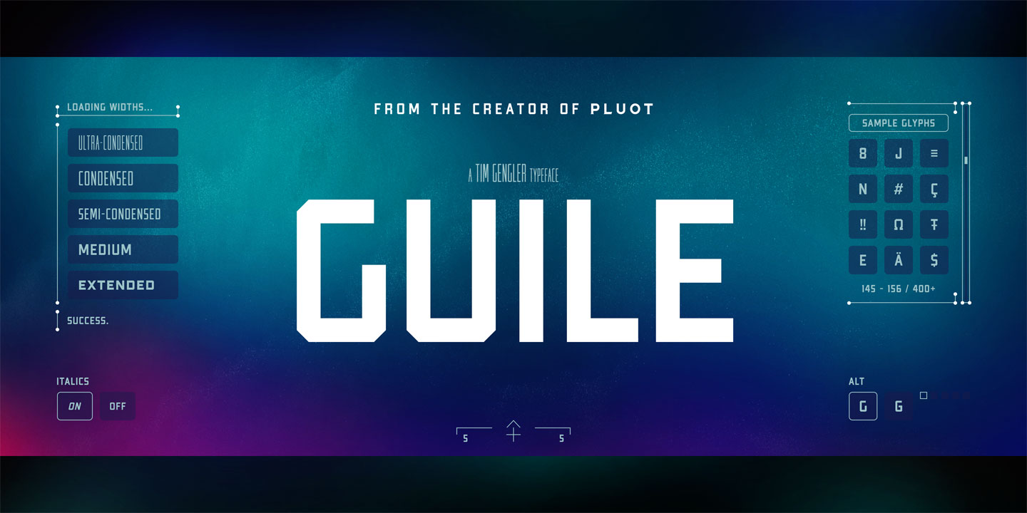 Guile, The Timeless and Mighty Sans-Serif