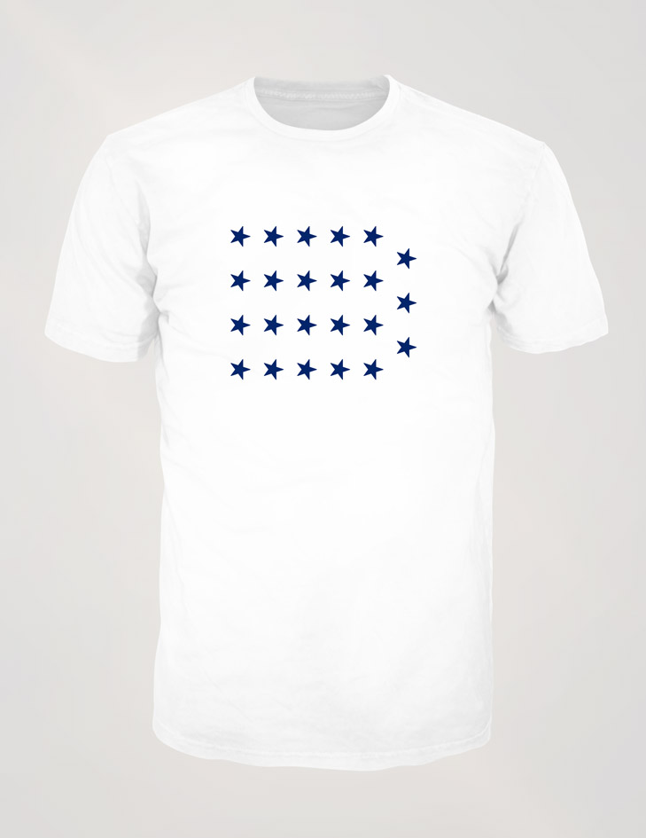 19-Star American Flag T-Shirt
